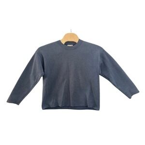 Vintage Riders by Lee Heavyweight Blue Crewneck Sweatshirt Size L Made in USA